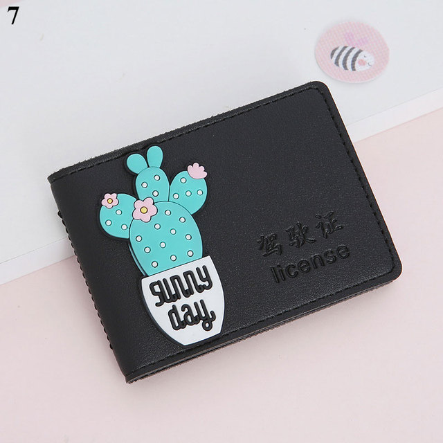 New Premium Personal Card Holder Hard Driver's License Card Small Business Document Holder Business Folder Wallet Credit Card Holder