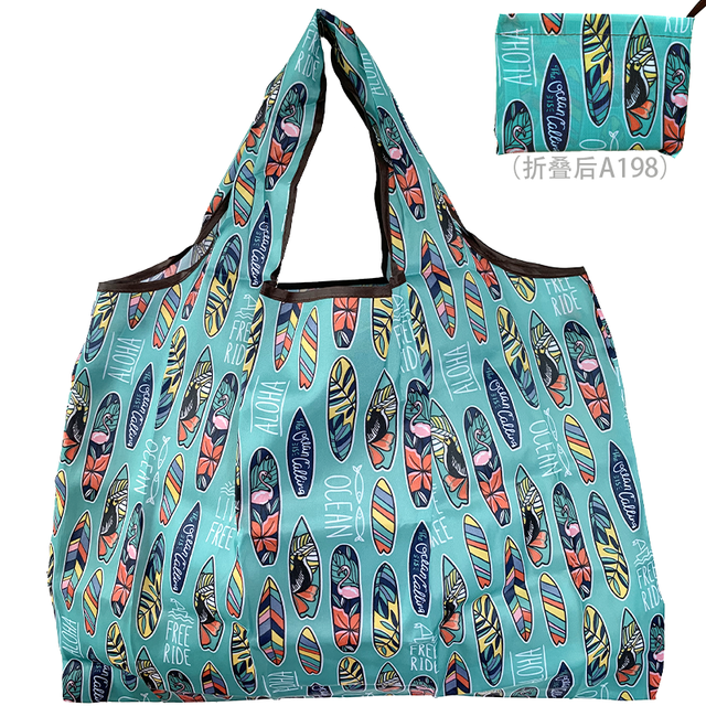 Reusable Foldable High Quality Shopping Bag Large Size Tote Bag Eco Bag Waterproof T-shirt Bag Shopkeeper Bags Eco Tote Bags