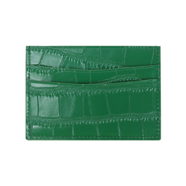 Classic Crocodile Pattern Card Holder Men Women Genuine Leather Credit Card Case ID Card Holder Card Holder Wallet Purse Pouch