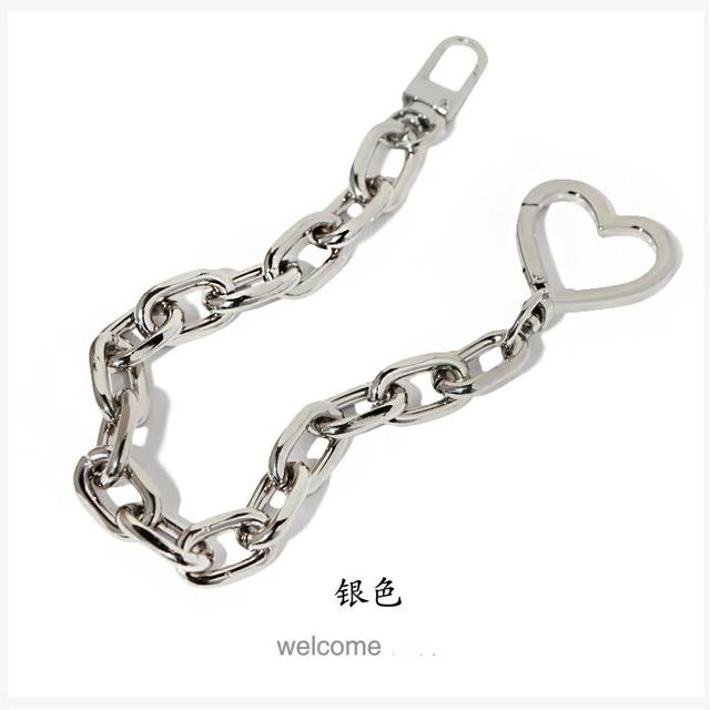 Chen Shi light luxury decorative chain bag high-grade versatile hand-hanging accessories short chain belt chain gold metal