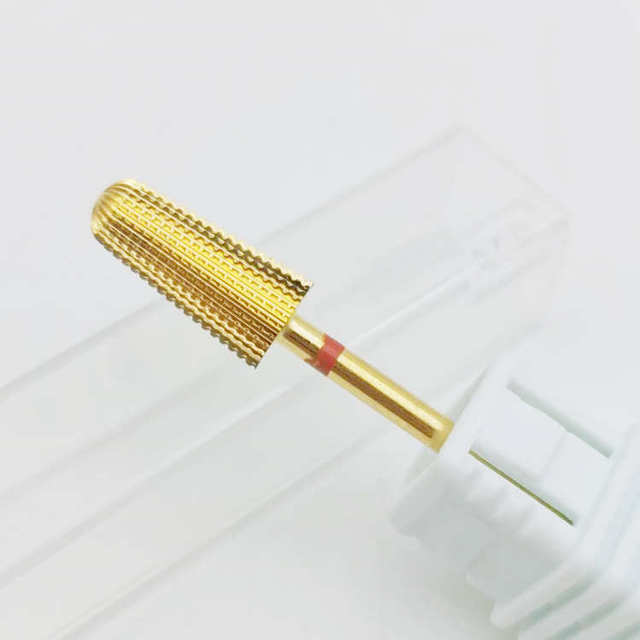 New 5 in 1 Tapered Carbide Nail Drill Bits Two-Way Carbide Drill Bits Accessories Milling Cutter for Manicure Left and Right Hand