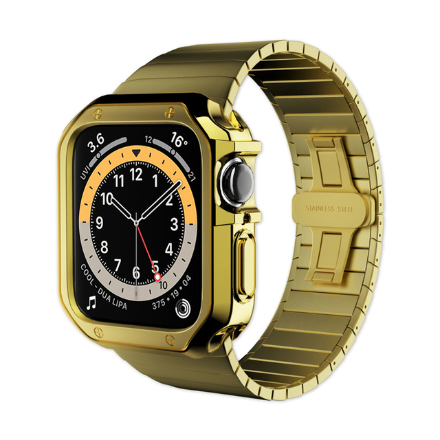 Top watch case for Apple Watch SE 38mm 42mm shell plating hard PC protective case for Apple Watch Series 7 6 5 4 iWatch 40mm 44mm