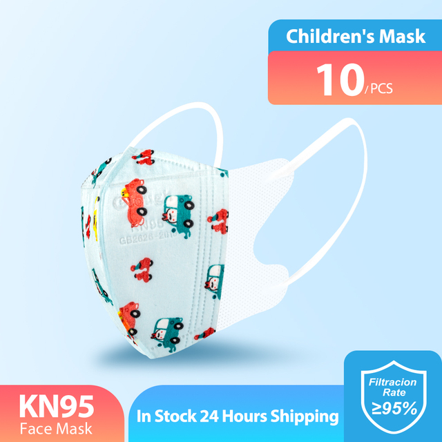 ffp2 mask ffp2 children's masks mascarillas fpp2masks fpp2 children 3 to 6 years kn95 protective masks Masque Enfant ffp2 kids