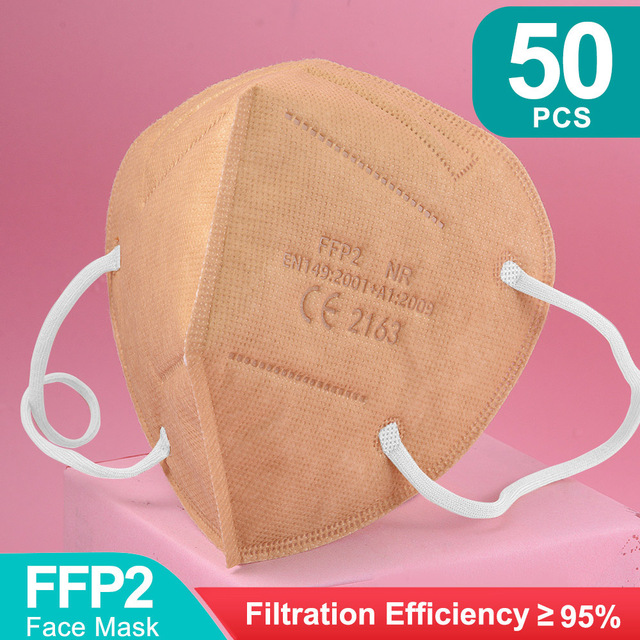 20-100 قطعة ffp2fan ce mascarillas ffp2reuse zable الألوان واقية الفم قناع kn95 masque ffpp2 mascarillas kn95 شهادة