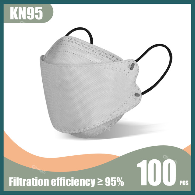 10-100pcs Fish Mask KN95 FFP2 Mascarillas FPP2 homology ada masks for adults disposable ffp2 respirator mask fpp2 colores kn95 masque