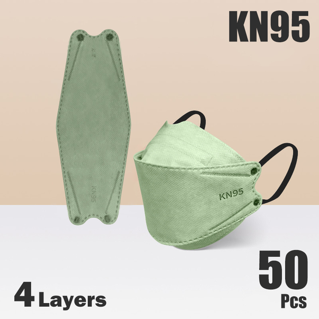 KN95 FPP2 Approved MaskFFP2 CE Certificate Color Masks Face Mask Morandi Cubrebocas KN 95 FFP 2 Mask Korean Fish Masks