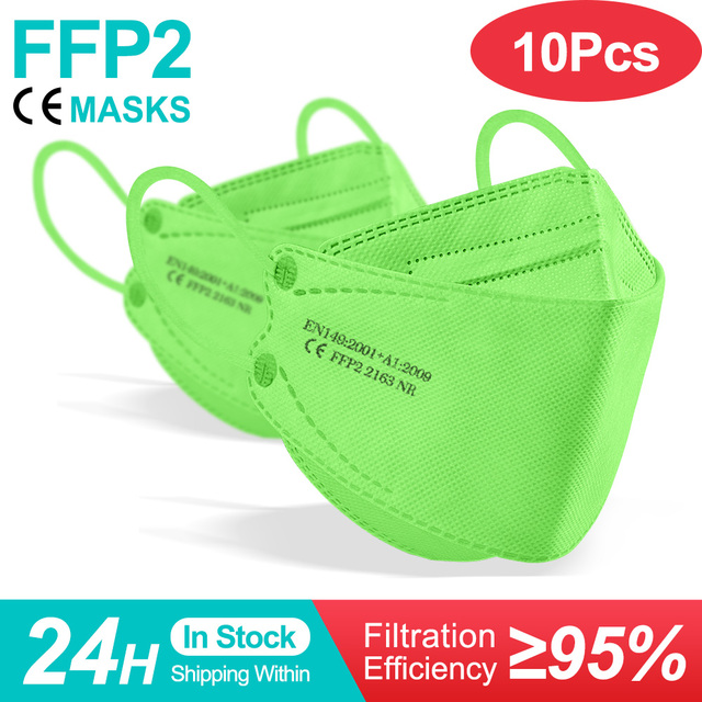 ffp2masque mascarilla fpp2 certified korean respirator industrial mask KN95 reusable ffpp2 fish mask