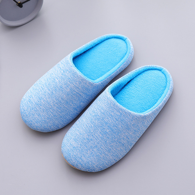 Women Winter Indoor Shoes Slippers Silent Soft-soled Warm Slippers Plus Velvet Non-slip Cotton Slippers Zapatillas De Casa