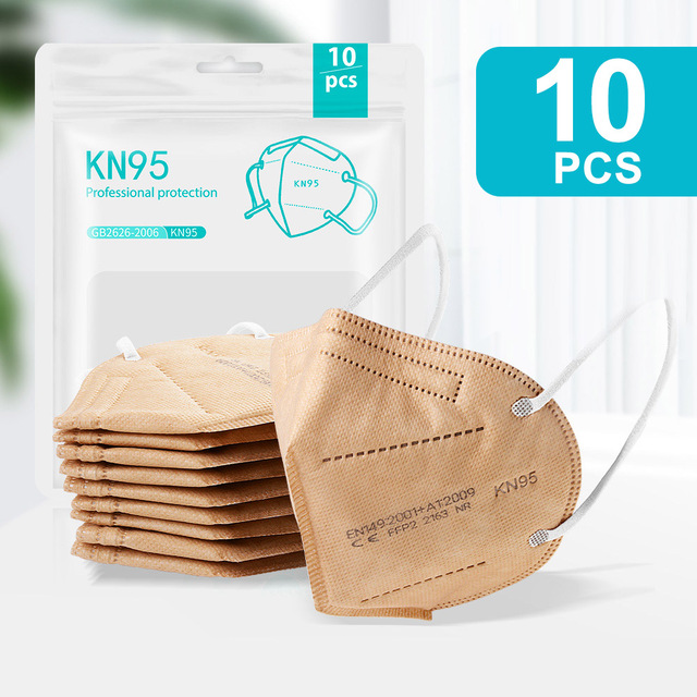 5-200pcs KN95 Mask 5 Layers Filter CE FFP2 Mascarillas ffp2masken Mouth Protective Reusable Face Masks Respirator Mask