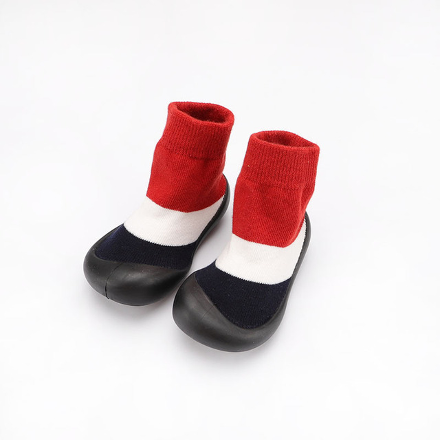 Baby shoes first baby shoes infant first walkers baby girl boy kids soft rubber sole baby shoes knit anti-slip socks