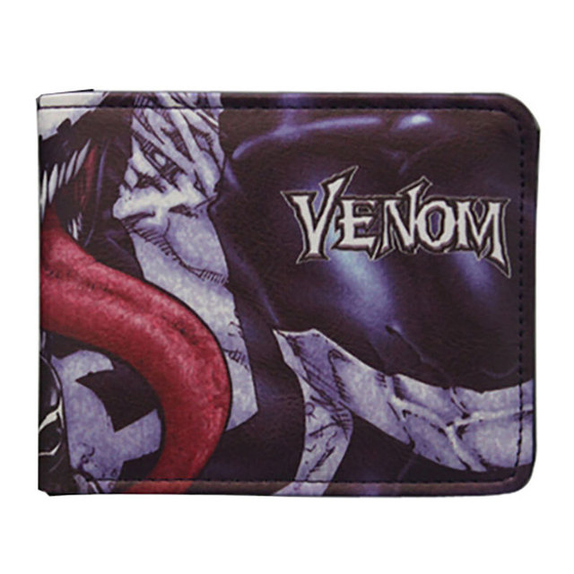 Disney Marvel Animation Peripheral Spiderman Short Leather Wallets Wallet Purse For Men Unique Wallet Wallet Women