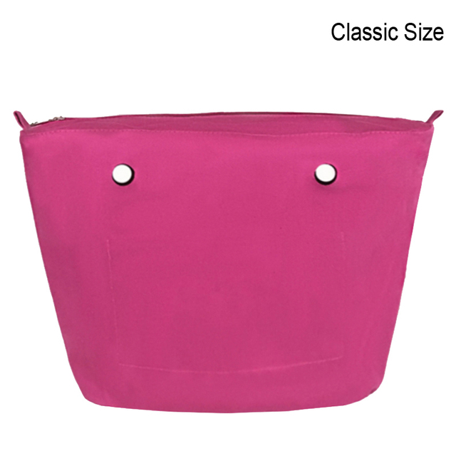 Water Resistant Interior Liner with Zipper Pocket, New Classic Waterproof Accessory for Obag O Bag, Silicone Accessory