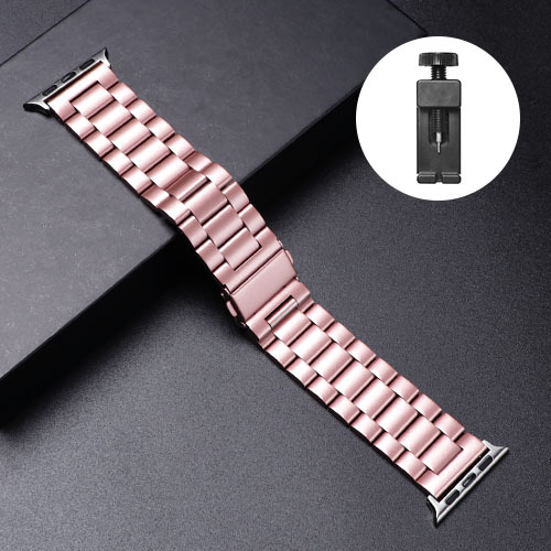 Metal Strap for Apple Watch Band 44mm 42mm 40mm 38mm 41 45mm Stainless Steel Bracelet for iWatch 7 6 SE 5 4 3 Series Accessories