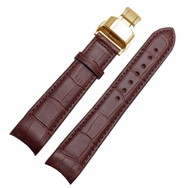 Genuine Leather Curved Bracelet End Watch Strap 20mm For Citizen BL9002-37 05A BT0001-12E 01A Watch Band 21mm Watchband 22mm