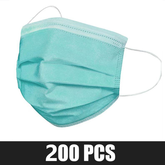 Disposable protective mask 3 ply non woven fabric dust cloth