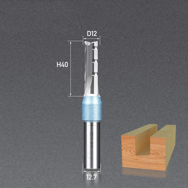 12.7 مللي متر shank-1pcs ، cnc الصلبة كربيد النجارة النقش راوتر بت ، 3 المزامير مستقيم الخشب الطحن القاطع ، TCT قطع نهاية مطحنة