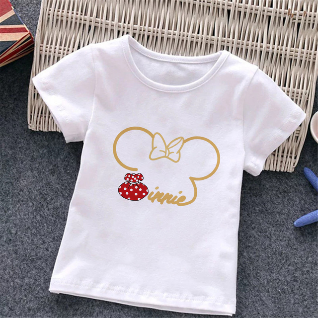 Baby Donald Duck T-shirt Cute Cartoon Print T-shirt Summer White O-Neck Short Sleeve Baby Boys Girls Clothes Baby Clothes