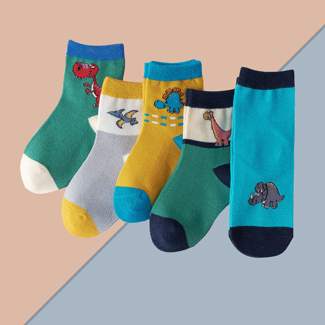 5 pairs soft cotton children socks cute cartoon print kids socks newborn baby boy socks casual girls boys socks 1 to 12 years