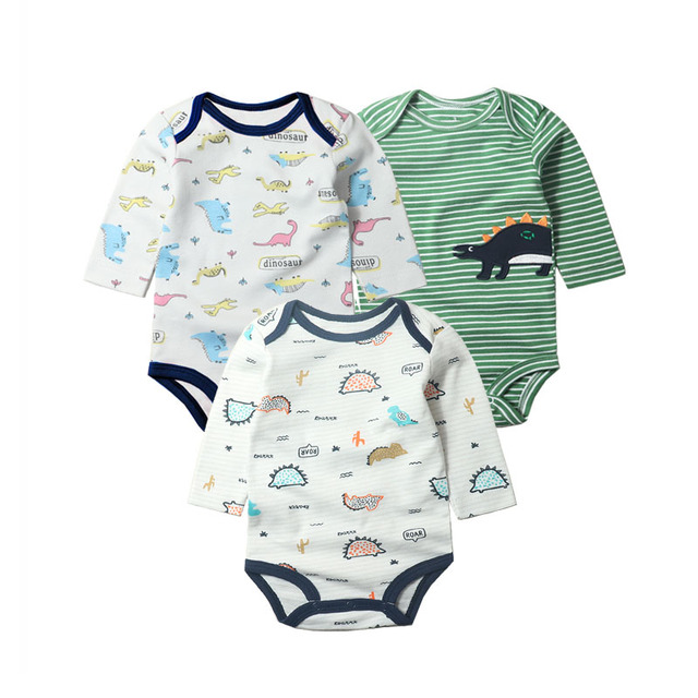 3pcs/lot Newborn Baby Underwear Set 100% Cotton Baby Boys Girls Pajamas Infant Clothes Long Sleeve Underwear Baby Clothes