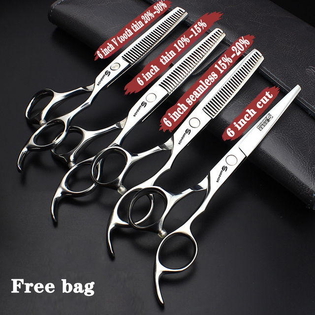 5.5/6/6.5/7/7.5 inch scissors Japan professional hairdressing scissors barber scissors set hair cutting shears thinning clippers