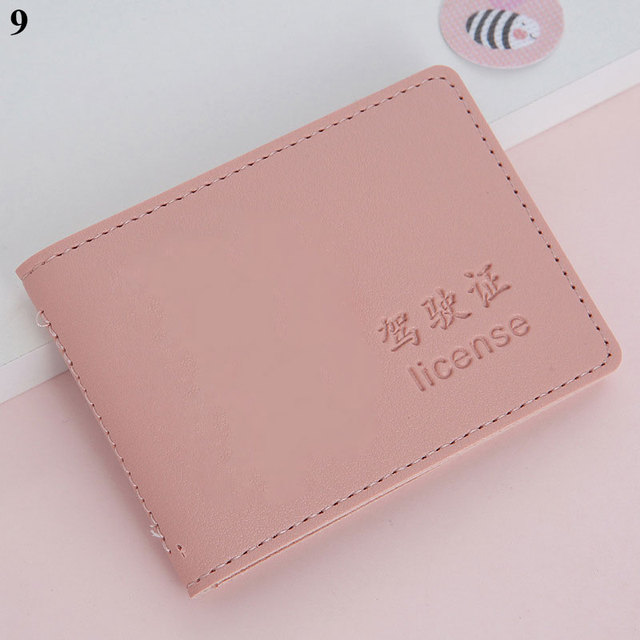 New Premium Personal Card Holder Hard Driver's License Card Small Business Document Holder Business Folder Wallet Credit Card Holder