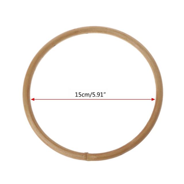 D Round Shape Bamboo Wood Resin Bag Handle For Handbag Hand Purse Frame DIY Bags Accessories New Fashion Bag Handles