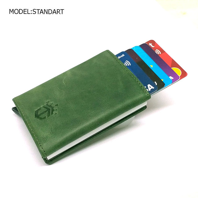 smart wallet business card holder genuine cowhide handmade smart automatic card holder men gift distributions card holder wallet wallet men card holder purse cards wallet money purse men's wallet id card holder men's wallets