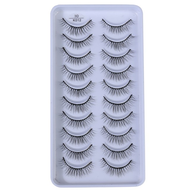 QUXINHAO wholesale 10 pairs lashes eyelashes cilios 3d mink lashes mink eyelashes wholesale false eyelashes maquiagem