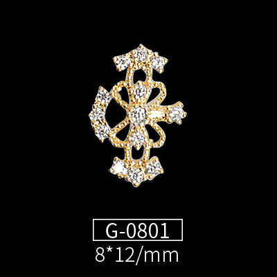 New Nail Art Jewelry Nail Art Zircon Flower Pendant Wild Nail Art Diamond Nail Art Zircon Jewelry G-0783