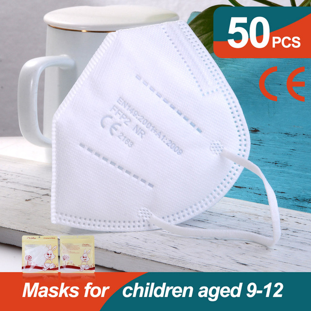 أقنعة Mascarillas FFP2 للأطفال FPP2 قناع KN95 للأطفال fpp2 قناع ffp2tool ada 9-12 صبي فتاة mascarilla infantil ffp2 قناع masque niños