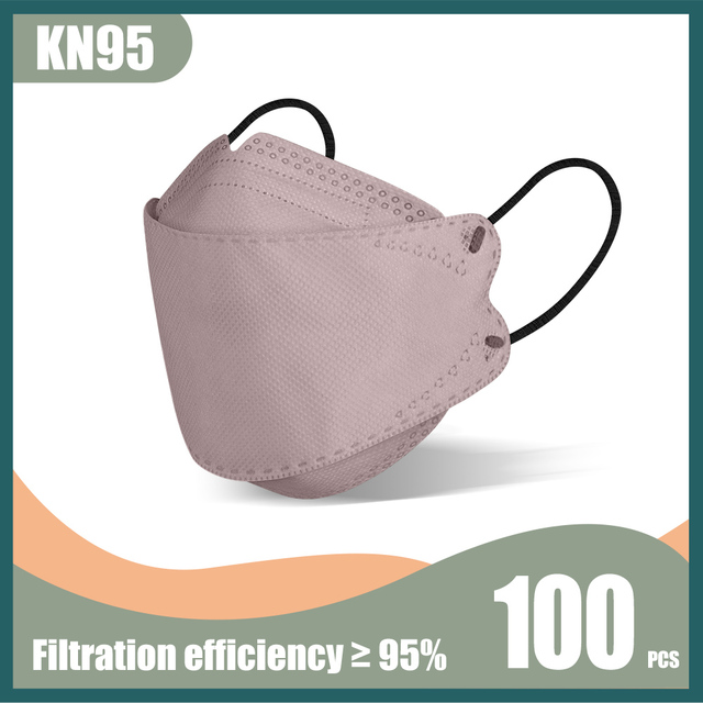 korean kn95 fish mask FPP2 homology ada Morandi 4 ply mask disposable dustproof respirator mask FFP2 certified