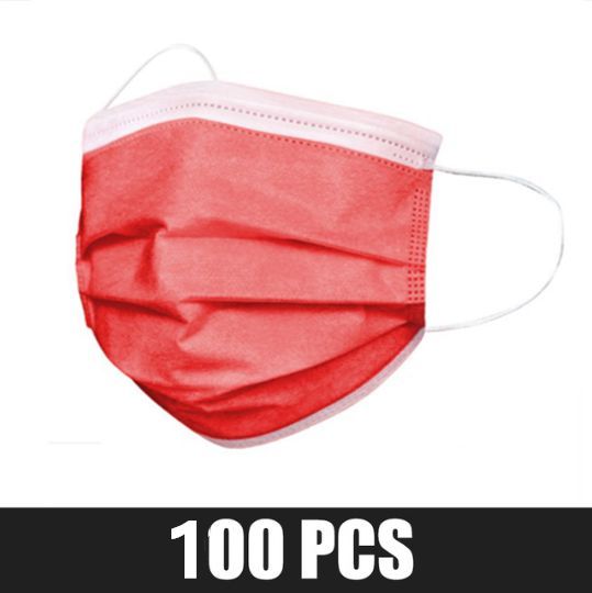 Disposable protective mask 3 ply non woven fabric dust cloth