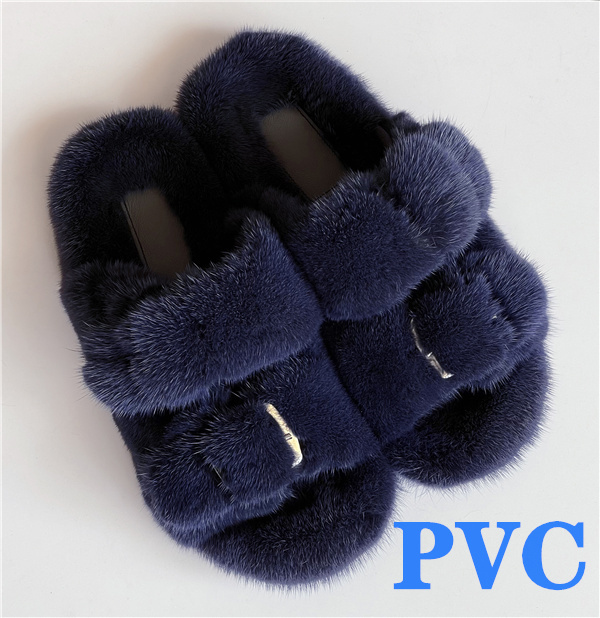 100% Genuine Mink Fur European Luxury Slippers Winter Indoor Slippers Women Slippers Women Slippers