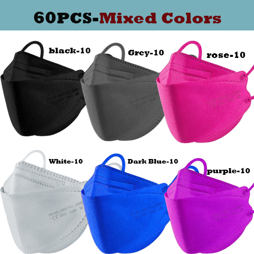 face mask kn95 ffp2 masks CE approved adults kn 95 health colors ffp2 mask máscara fish security protect mascarillas fpp2