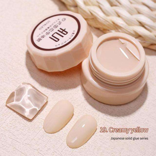 54 Colors Solid Cream Gel Nail Polish Long Lasting No Fade Semi Permanent Varnish Mix Nail Gel