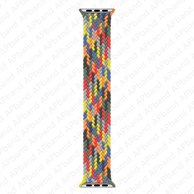 Strap for Apple Watch Band 45mm 41mm 44mm 40mm 42mm 38mm 1:1 Formal Nylon Braided Solo Loop Bracelet iWatch Series 3 4 5 SE 6 7