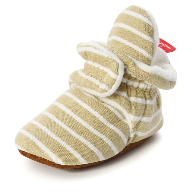 Newborn Baby Socks Shoes Boy Girl Star Toddler First Walkers Socks Cotton Comfort Soft Anti-slip Warm Crib Infant Shoes