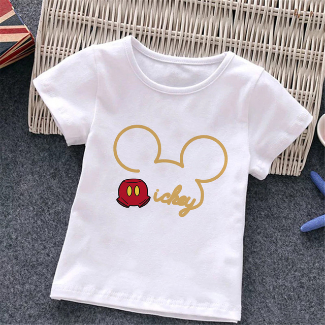 Baby Donald Duck T-shirt Cute Cartoon Print T-shirt Summer White O-Neck Short Sleeve Baby Boys Girls Clothes Baby Clothes