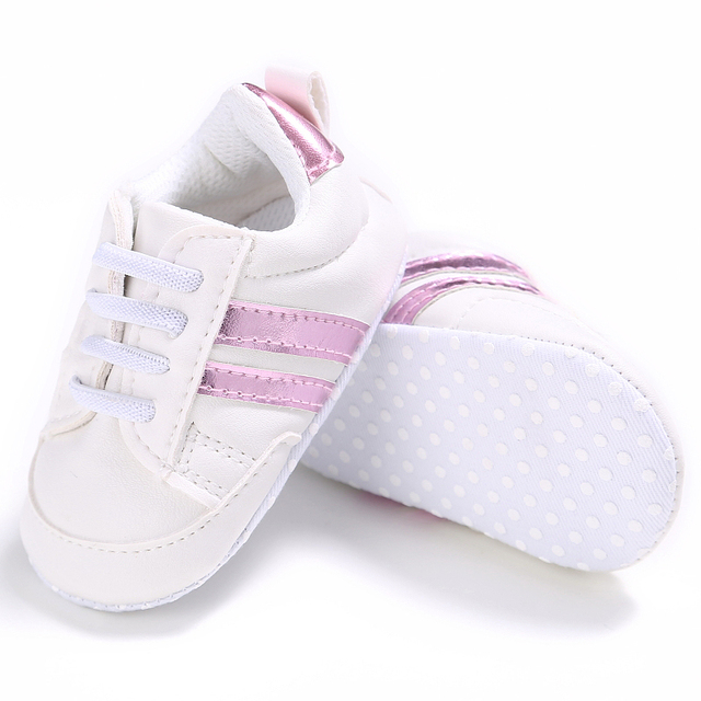 Fashion Baby Shoes Children White Sneakers For Girls Soft Flats Toddler Baby First Walkers Kids Sneakers Casual Infant Shoes