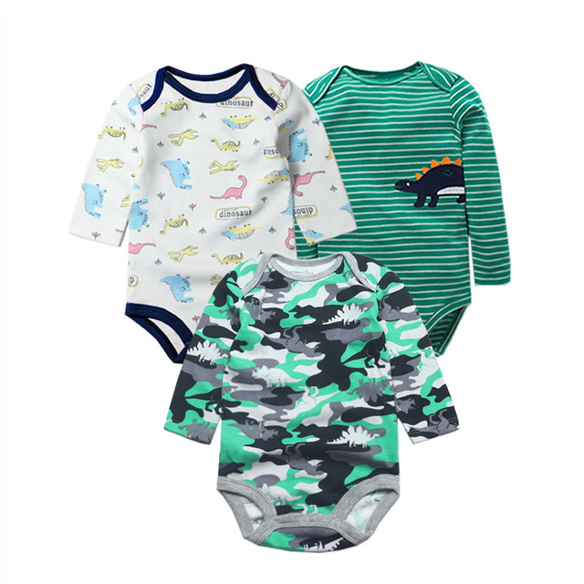 3pcs/lot Newborn Baby Underwear Set 100% Cotton Baby Boys Girls Pajamas Infant Clothes Long Sleeve Underwear Baby Clothes