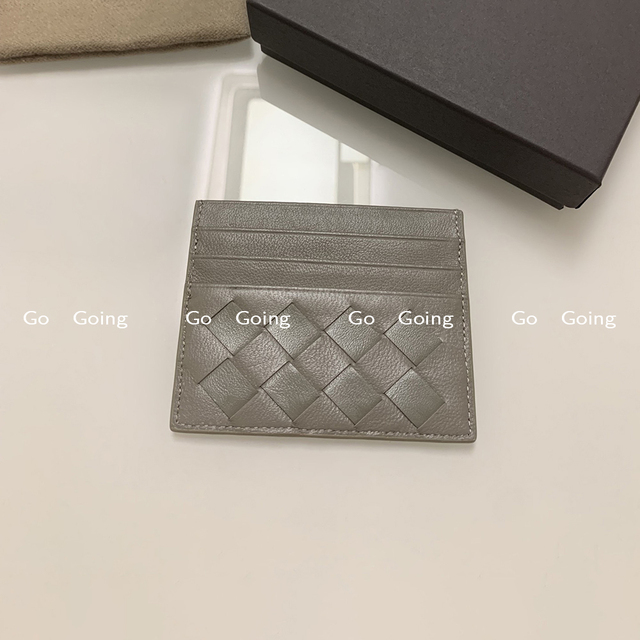 Go Go 100% Leather Credit Card Ultra-thin Brand Business Card Multiple Card Slots Simple Fashion Women Card Bag