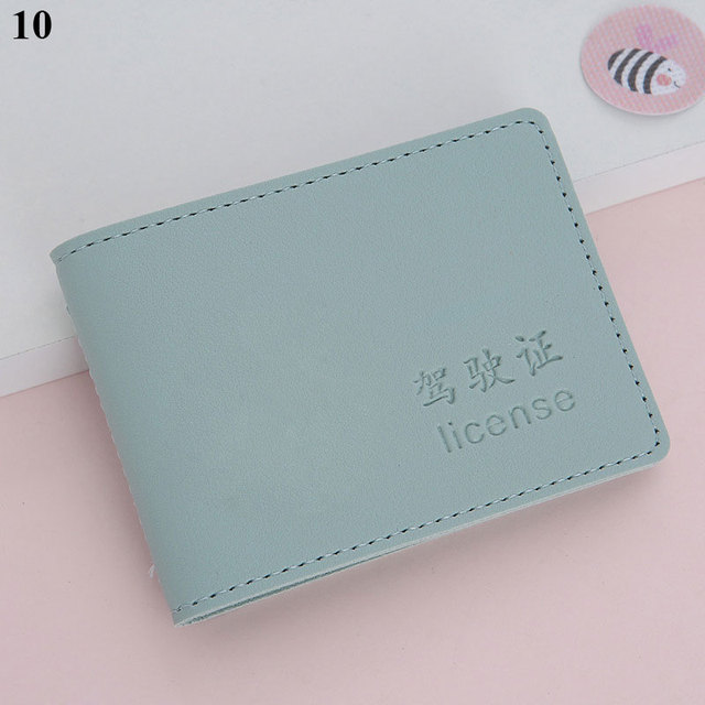 New Premium Personal Card Holder Hard Driver's License Card Small Business Document Holder Business Folder Wallet Credit Card Holder