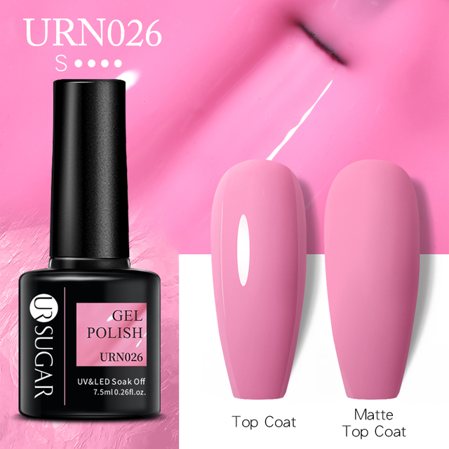 ur sugar 7.5ml gel polish manicure for nails christmas semi permanent vernes top coat soak off uv led gel color glitter varnish