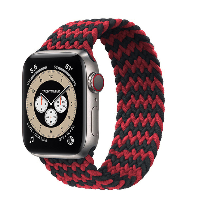 Braided Solo Loop Ring for Apple Watch Iwatch Serie 7 6 5 4 3 2 1 SE 40 41mm 42mm 44mm 45mm Applewatch Strap Bracelet Watchbands