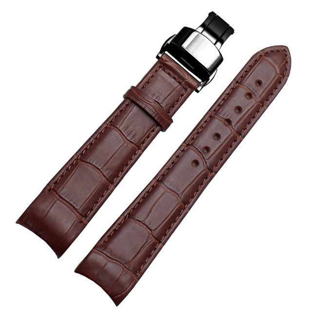 Genuine Leather Curved Bracelet End Watch Strap 20mm For Citizen BL9002-37 05A BT0001-12E 01A Watch Band 21mm Watchband 22mm