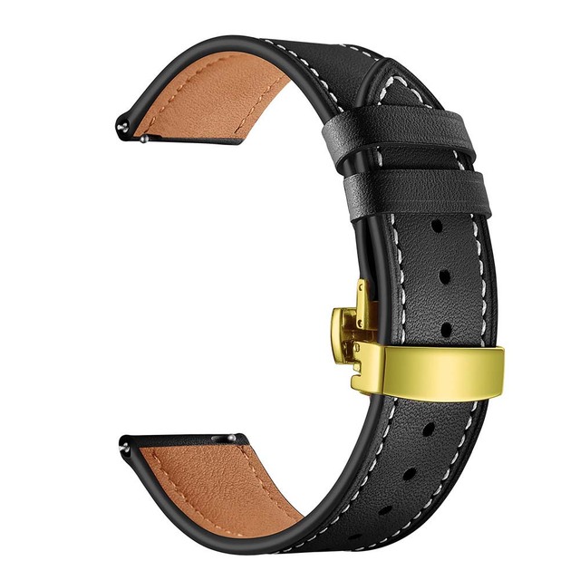 20 22mm Leather Strap For Huawei Watch GT 2 46mm Watch Band For Samsung Galaxy Watch 4 40/44mm Calsssic 46 42mm Active2 Bracelet