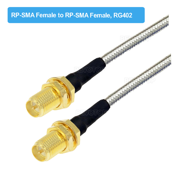 RG402 SMA Male to SMA Male Plug Semi Flexible Silver RG402 Test Cable High Frequency 50ohm 6GHz RF Pigtail Coaxial Cable