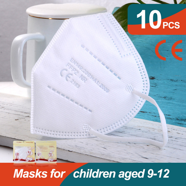 أقنعة Mascarillas FFP2 للأطفال FPP2 قناع KN95 للأطفال fpp2 قناع ffp2tool ada 9-12 صبي فتاة mascarilla infantil ffp2 قناع masque niños