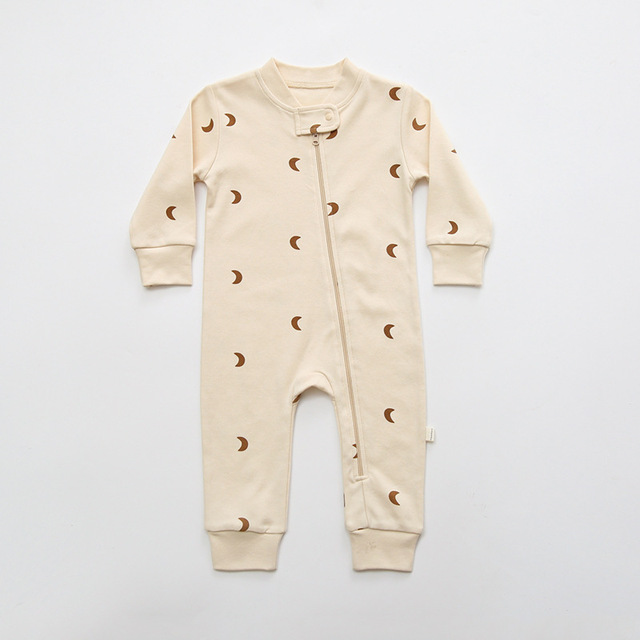 Autumn children's long-sleeved print jumpsuit for infants, boys and girls, new fashion children's clothing