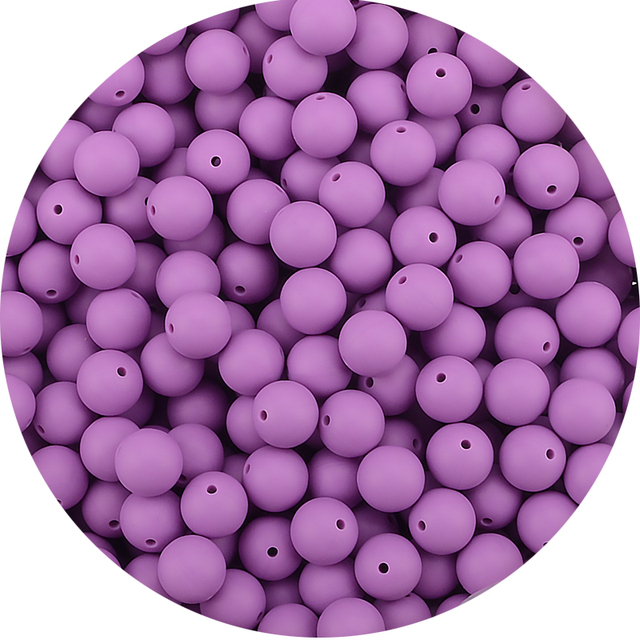 LOVKA 12mm 100pcs/lot Silicone Beads Food Grade Baby Teether Round Beads Baby Chewing Teething Beads Silicone Teether Diy